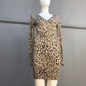 Zara Leopard Dress Size Medium